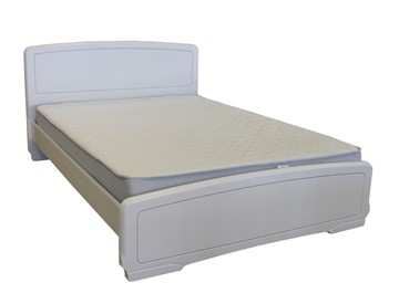 Кровать двуспальная Кристина Прайм 1400, Белый в Артеме