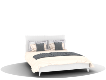 Кровать 2-спальная Siena (КМ-01, 1600) в Артеме