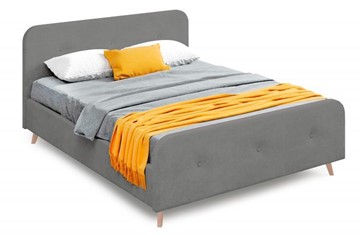 Кровать в спальню Мебельград Сиерра 1600 (без основания) Торонто серый во Владивостоке