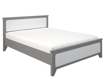 Двуспальная кровать Боринское Соня 1400, Серый/Белый в Артеме
