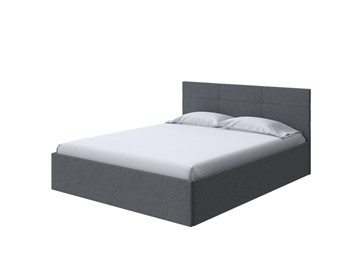 Кровать двуспальная Vector Plus 160х200, Рогожка (Savana Grey (серый)) в Уссурийске