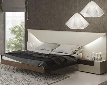 Полуторная кровать Elena с подсветкой (160x200) в Находке