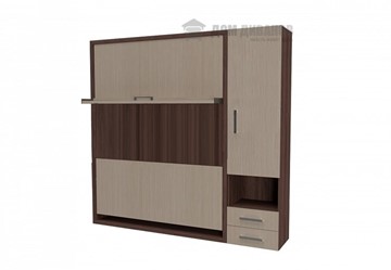 Шкаф-кровать Smart (К 1600+ШП), шкаф правый в Артеме