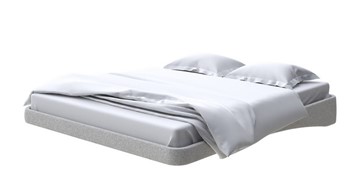 Кровать парящая 180х200, Искусственная шерсть (Лама Светло-серый) в Артеме