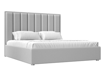 Кровать с подъемным механизмом Афродита 160, Белый (Экокожа) в Артеме