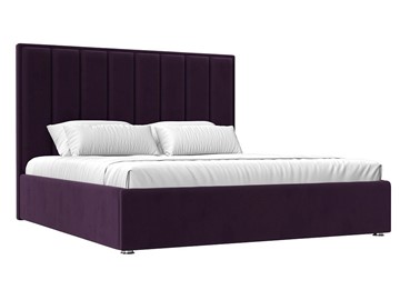 Кровать с подъемным механизмом Афродита 160, Фиолетовый (Велюр) в Артеме