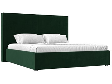 Двуспальная кровать с механизмом Аура 160, Зеленый (Велюр) во Владивостоке