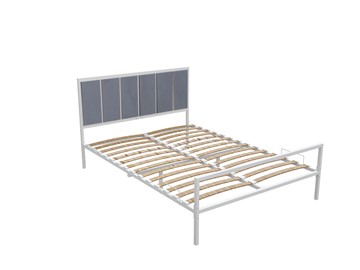 Кровать Малахит люкс с ортопедическим основанием 900x2000 (Белый муар) в Артеме