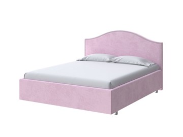 Кровать односпальная Classic 90х200, Велюр (Teddy Розовый фламинго) во Владивостоке