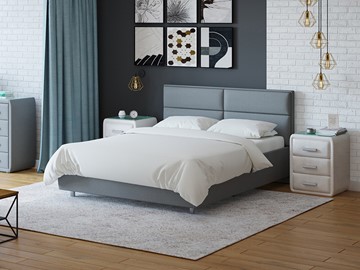 Спальная кровать Pado 90х200, Рогожка (Savana Grey (серый)) во Владивостоке