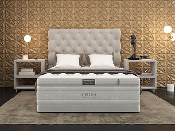 Кровать спальная Cloud Compact/Basement 180х200, Флок (Велсофт Серый) в Артеме