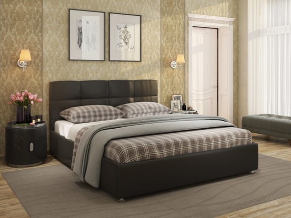 Кровать спальная Jaklin размер 180*200 с основанием во Владивостоке - изображение