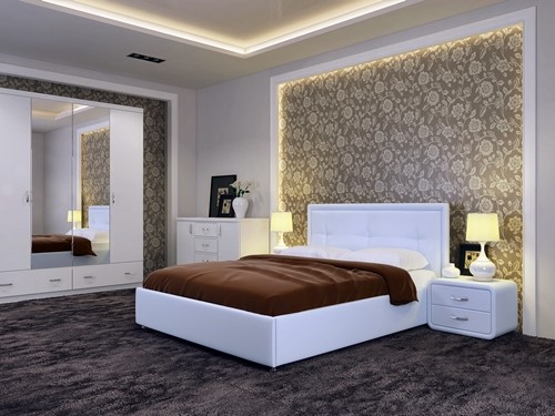 Кровать в спальню Adele размер 160*200 с основанием во Владивостоке - изображение