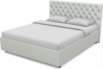 Кровать спальная Флоренция-А 1600 с основанием (Nitro White) в Артеме
