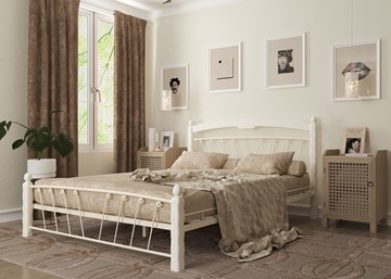 Полуторная кровать Муза 1, 1400, белый в Артеме