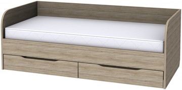 Кровать-софа КС09 с основанием, цвет Дуб Сонома в Артеме