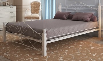 Кровать Фортуна 1, 1600, белый/белый в Уссурийске