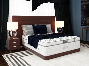 Кровать в спальню Modern/Basement 180х200, Флок (Велсофт Спелая слива) во Владивостоке