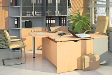Офисный набор мебели Милан для руководителя отдела во Владивостоке