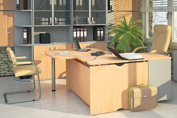 Офисный набор мебели Милан для руководителя отдела во Владивостоке - изображение