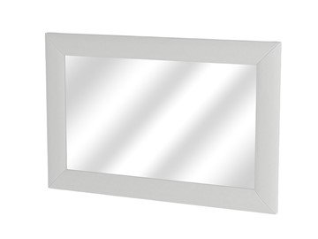 Настенное зеркало OrmaSoft 2, экокожа белая в Артеме