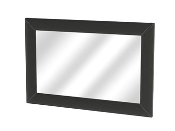 Настенное зеркало OrmaSoft 2, экокожа черная в Артеме