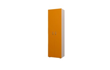 Детский двухдверный шкаф ТМК 600 ДО Млечный дуб, Оранжевый в Уссурийске