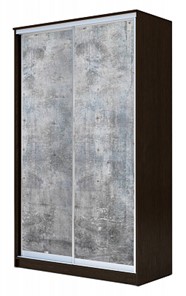 Шкаф 2-х дверный Хит-24-4-12/2-77-22, 2400х1200х420, Бетон Венге во Владивостоке