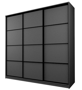 Шкаф 3-х дверный MAX МШ-27-6-24/2-111, Профиль Черный/Цвет Графит во Владивостоке