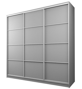 Шкаф 3-х створчатый MAX МШ-27-6-27-111, Профиль Белый/Цвет Серый во Владивостоке