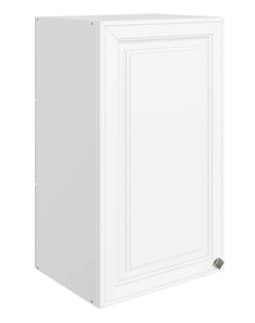 Шкаф на кухню Мишель L400 H720 (1 дв. гл.) эмаль (белый/белый) во Владивостоке