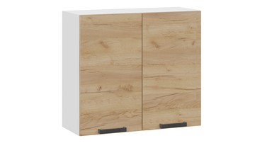 Кухонный навесной шкаф Детройт 1В8 (Белый/Дуб Крафт золотой) в Артеме