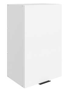 Навесной кухонный шкаф Стоун L450 Н720 (1 дв. гл.) (белый/джелато софттач) во Владивостоке