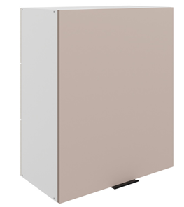 Кухонный шкаф Стоун L600 Н720 (1 дв. гл.) (белый/грей софттач) во Владивостоке