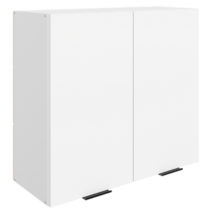 Кухонный шкаф Стоун L800 Н720 (2 дв. гл.) (белый/джелато софттач) в Артеме