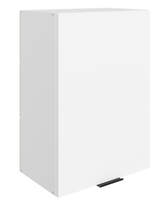 Шкаф навесной Стоун L500 Н720 (1 дв. гл.) (белый/джелато софттач) в Артеме
