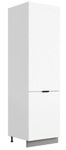 Шкаф-пенал Стоун 2 L600 (2 дв.гл.) (белый/джелато софттач) в Артеме