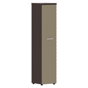 Шкаф TORR LUX TLHC 42.1 колонка с глухой дверью и топом 435х452х1958 Венге/ Капучино в Артеме