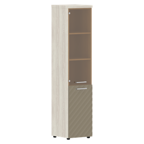Шкаф TORR LUX TLHC 42.2 L колонка комбинированная с топом 435х452х1958 Сосна Эдмонт/ Капучино в Артеме