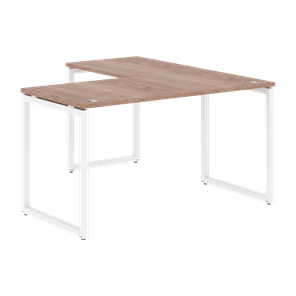 Письменный стол угловой левый XTEN-Q Дуб-сонома- белый XQCT 1415 (L) (1400х1500х750) в Уссурийске
