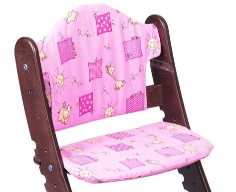 Комплект Подушек для растущего стула М1, розовый во Владивостоке - изображение