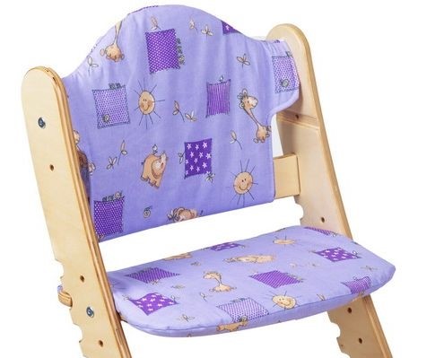 Комплект Подушек для растущего стула М1, фиолетовый во Владивостоке - изображение