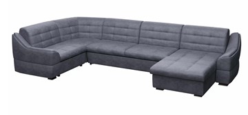 Большой диван с оттоманкой и креслом Антарес 1 ПДУ New в Артеме