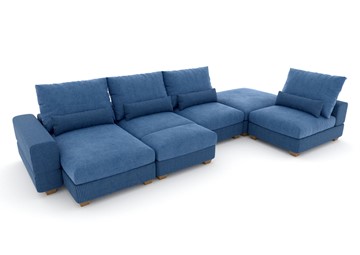 П-образный диван V-10-M П (П1+Д4+Д2+УС+ПС), Memory foam в Уссурийске