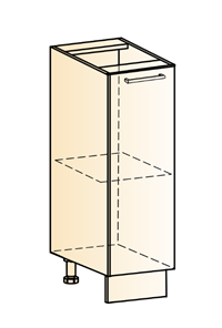 Кухонная тумба Яна L200 (1 дв. гл.) в Артеме