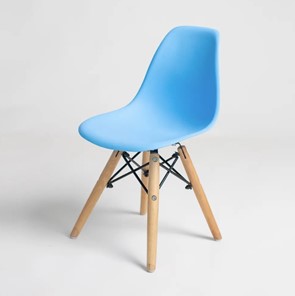 Детский стульчик DSL 110 K Wood (голубой) в Артеме