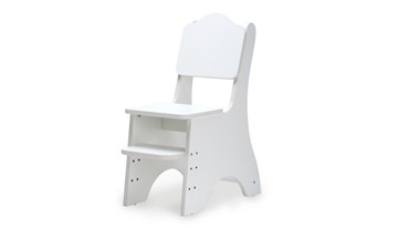 Детский стул с регулируемой подножкой Babystep Классика Белый в Находке