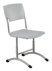 Детский стул регулируемый Отличник.3 5-7, Серый RAL 7040/Светло-серый во Владивостоке