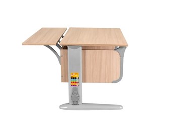 Детский стол-трансформер 6/75 (СУТ.48) + Polka_z 6/750 Ясень/серый/серый в Артеме