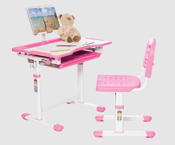Детский стол-трансформер Rifforma RIFFORMA SET-17A, розовый в Артеме